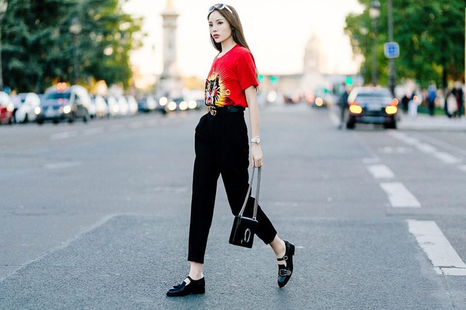 Thanh Hằng & Kỳ Duyên cùng phô diễn street style dát toàn hàng hiệu tại Milan, ai đẳng cấp hơn? - Ảnh 5.