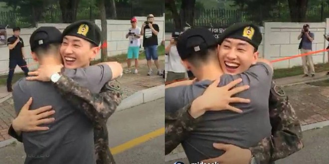 Yesung chia sẻ khoảnh khắc xuất ngũ đầy x&uacute;c động của Eunhyuk tr&ecirc;n Instagram - Ảnh 2.