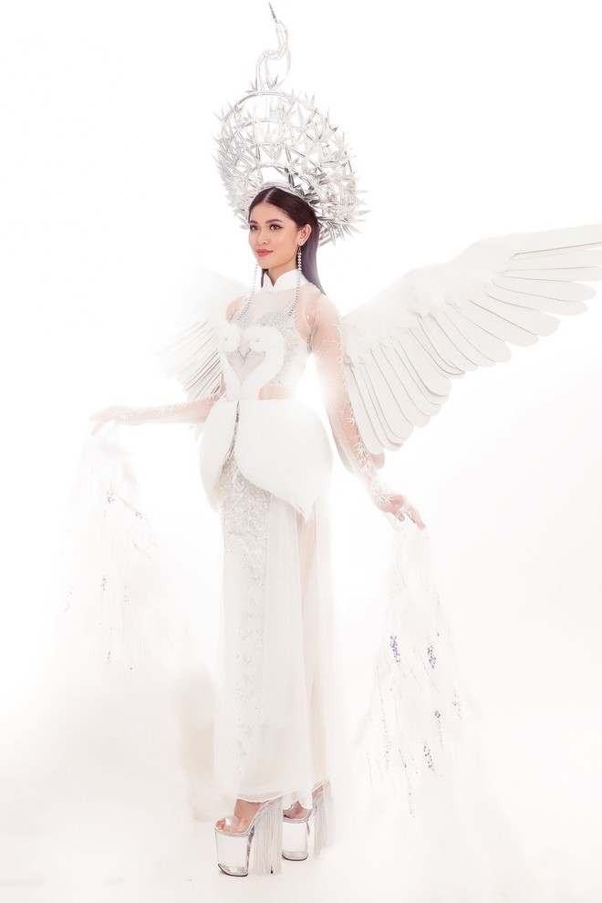 &Aacute; hậu Th&ugrave;y Dung h&oacute;a th&acirc;n th&agrave;nh n&agrave;ng ti&ecirc;n trong trang phục truyền thống tại Miss International 2017 - Ảnh 1.