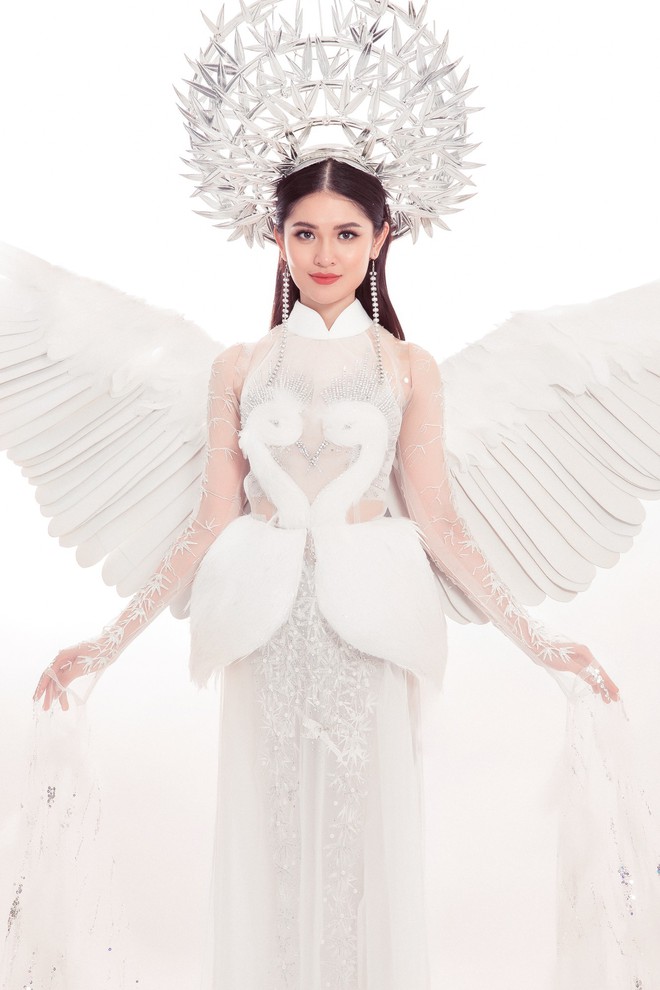 &Aacute; hậu Th&ugrave;y Dung h&oacute;a th&acirc;n th&agrave;nh n&agrave;ng ti&ecirc;n trong trang phục truyền thống tại Miss International 2017 - Ảnh 2.