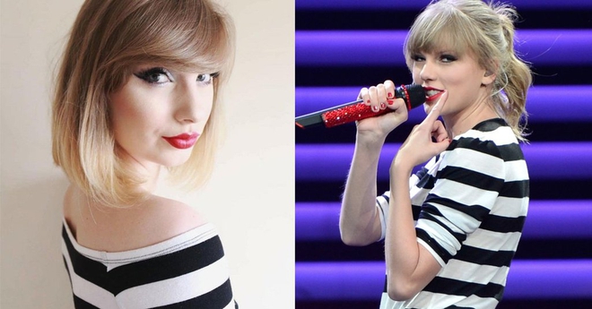 Muốn xinh như Taylor Swift, bạn chỉ cần học makeup v&agrave; mix đồ như c&ocirc; g&aacute;i n&agrave;y - Ảnh 1.