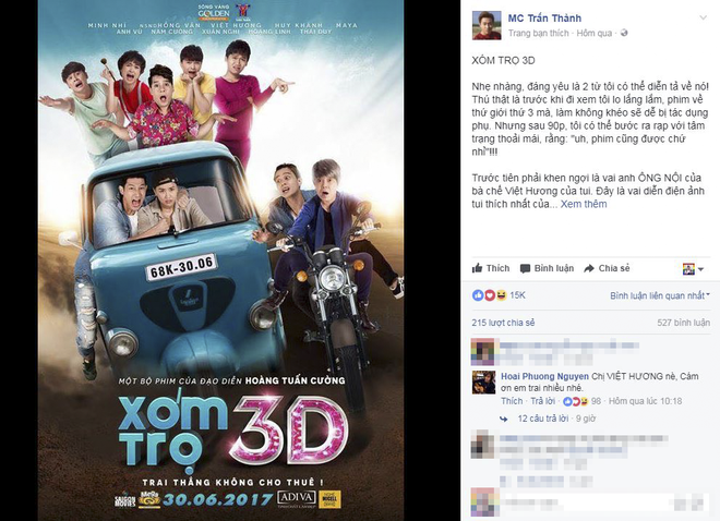 X&oacute;m trọ 3D thu 10 tỷ đồng sau 3 ng&agrave;y c&ocirc;ng chiếu đầu ti&ecirc;n - Ảnh 3.