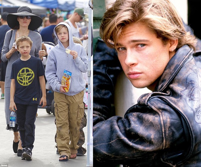3 con ruột của Angelina Jolie và Brad Pitt: Cả bé trai lẫn gái đều nam tính, soái ca giống hệt bố - Ảnh 8.