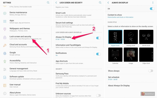 Thử ngay loạt mẹo cá tính hóa màn hình Always On trên Galaxy Note8, bảo đảm chúng bạn sẽ lác mắt cho xem - Ảnh 2.