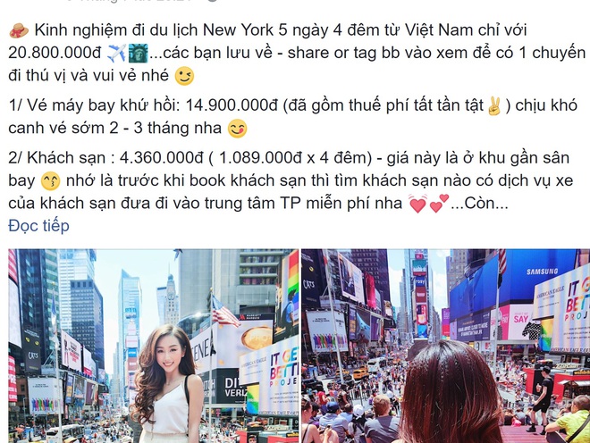 Nữ DJ Việt khoe kinh nghiệm đi NewYork 5 ngày 20 triệu: Toàn thông tin search trên mạng - Ảnh 1.
