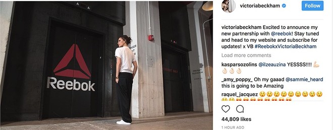 Vừa c&ocirc;ng bố bắt tay với Reebok, Victoria Beckham đ&atilde; tung ngay clip như fan như... si&ecirc;u nh&acirc;n - Ảnh 1.
