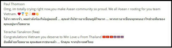 Netizens v&agrave; b&aacute;o Th&aacute;i Lan h&agrave;o hứng tổng hợp b&igrave;nh luận của fan quốc tế về U23 Việt Nam: Vui chẳng k&eacute;m g&igrave; khi Th&aacute;i Lan chiến thắng - Ảnh 7.
