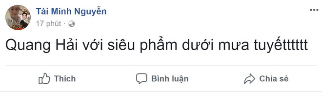 Cả Facebook đang gọi tên Quang Hải với siêu phẩm dưới trời mưa tuyết - Ảnh 4.