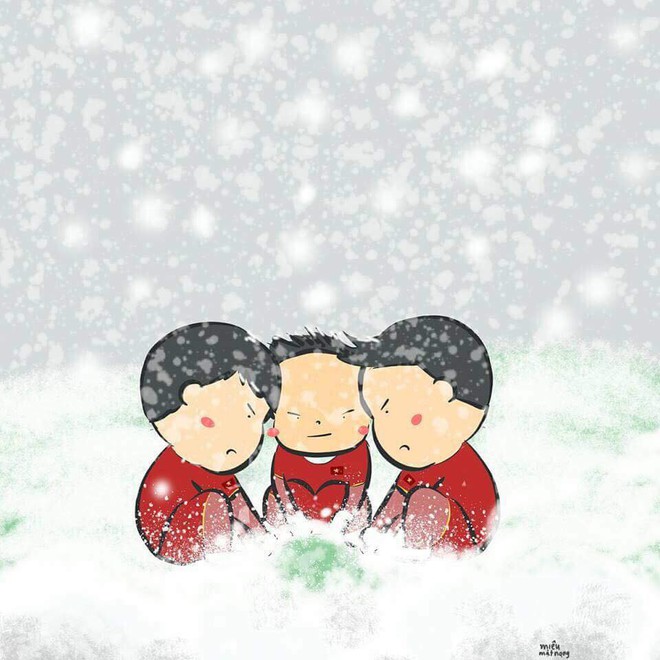 Xúc động những dòng thơ người hâm mộ sáng tác tặng U23 Việt Nam: “Đốt lửa trên tuyết trắng, sưởi ấm lòng quê hương” - Ảnh 3.