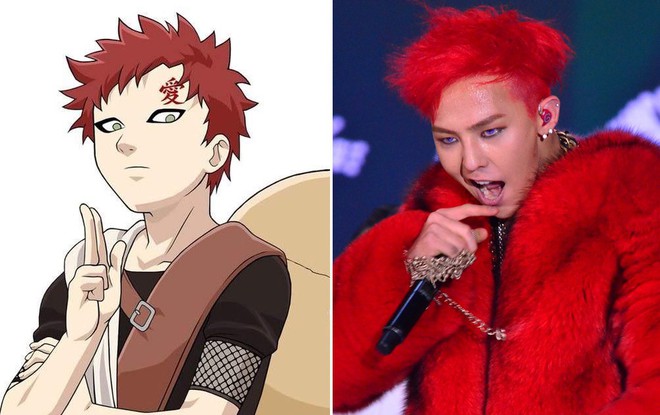G-Dragon và những lần "đụng hàng" kiểu tóc với dàn cast của Naruto