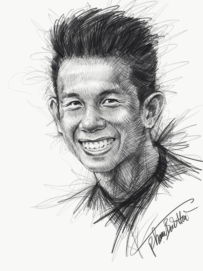 Trọn bộ tranh k&yacute; họa d&agrave;n cầu thủ cực phẩm U23 Việt Nam - Ảnh 19.