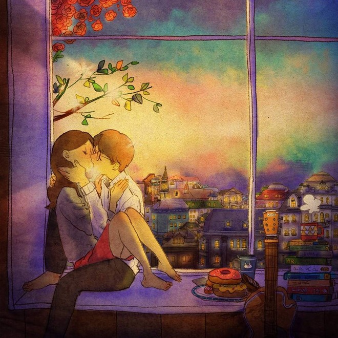 Bộ tranh: Trong t&igrave;nh y&ecirc;u, điều tuyệt vời nhất đ&ocirc;i khi lại xuất ph&aacute;t từ những điều b&igrave;nh dị nhất - Ảnh 31.