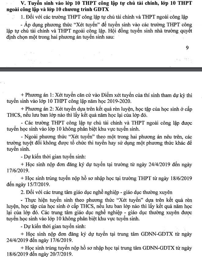 Chốt kế hoạch tuyển sinh lớp 10 tại Hà Nội năm 2019: Chỉ tiêu giảm 3000 - 4000 học sinh, thi sớm hơn 1 tuần so với năm ngoái - Ảnh 10.