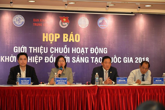 Họp báo về chuỗi hoạt động ngày hội khởi nghiệp đổi mới sáng tạo quốc gia 2018 (Techfest 2018) - Ảnh 1.