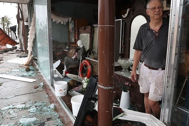 Siêu bão Michael đổ bộ vào Mỹ và Panama với sức tàn phá khủng khiếp - Ảnh 11.