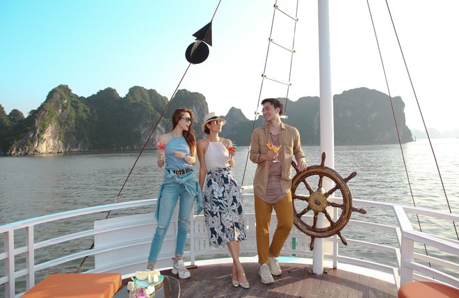 Host Asias Next Top Model trầm trồ về vịnh Hạ Long khi du lịch cùng Hồ Ngọc Hà - Ảnh 3.