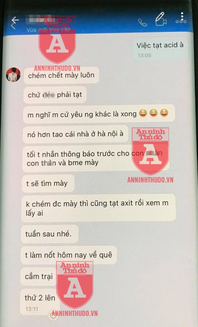 Vụ cô gái trẻ bị đâm ở Bùi Thị Xuân: Những tin nhắn đe dọa của kẻ cuồng ghen - Ảnh 2.