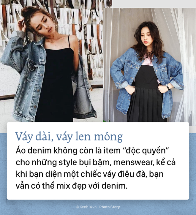 Học ngay 1001 kiểu phối đồ với áo khoác denim cho ngày trời se lạnh - Ảnh 13.