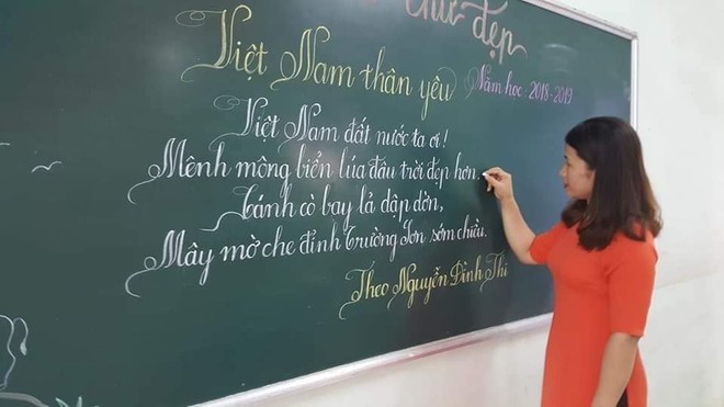 Khi giáo viên tiểu học đi thi viết chữ đẹp: Không máy in hay font chữ xịn sò nào có thể sánh ngang với bàn tay cô giáo! - Ảnh 18.