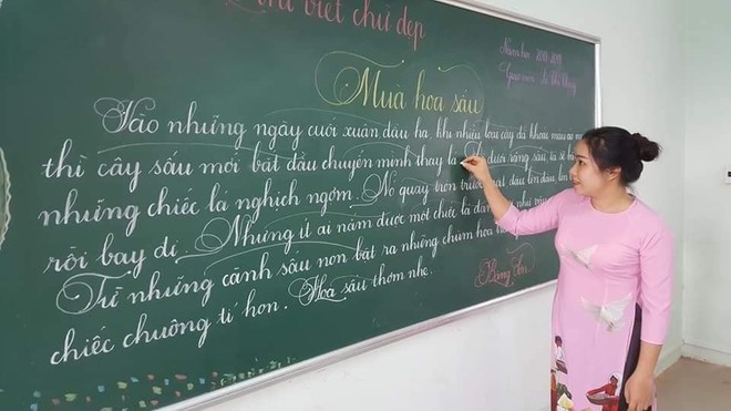 Khi giáo viên tiểu học đi thi viết chữ đẹp: Không máy in hay font chữ xịn sò nào có thể sánh ngang với bàn tay cô giáo! - Ảnh 10.