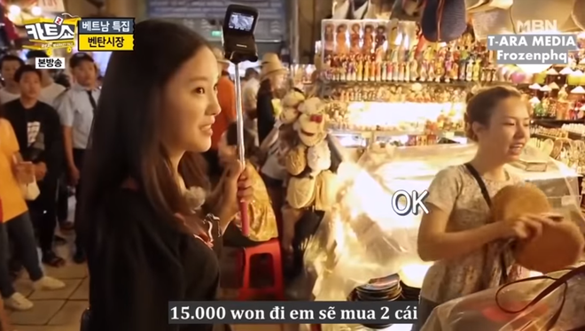 Hyomin (T-ara) méo mặt khi mua đồ đắt hơn tưởng tượng ở chợ Bến Thành - Ảnh 6.