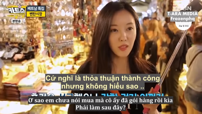 Hyomin (T-ara) méo mặt khi mua đồ đắt hơn tưởng tượng ở chợ Bến Thành - Ảnh 9.