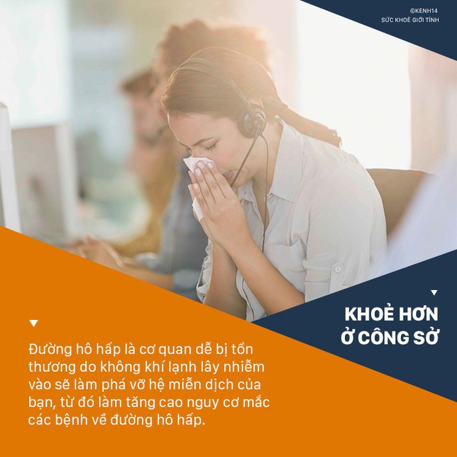 5 vấn đề sức khoẻ mà dân văn phòng ngồi điều hòa nhiều rất dễ mắc phải - Ảnh 1.