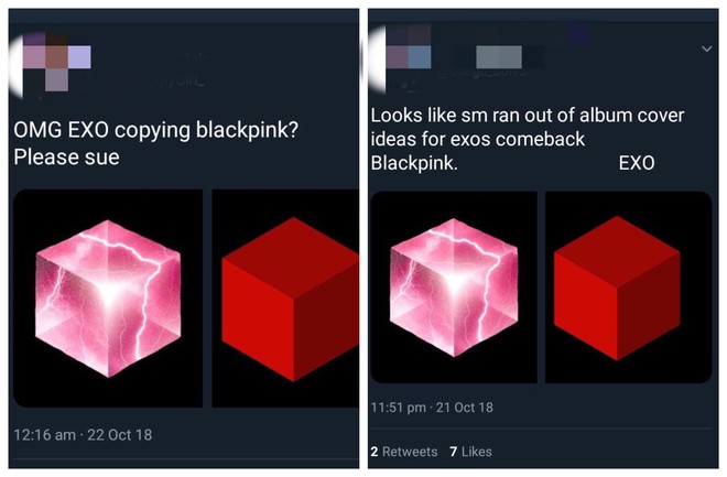 Fan EXO bật lại netizen khi nói nhóm đạo nhái ý tưởng bìa album của BlackPink - Ảnh 2.