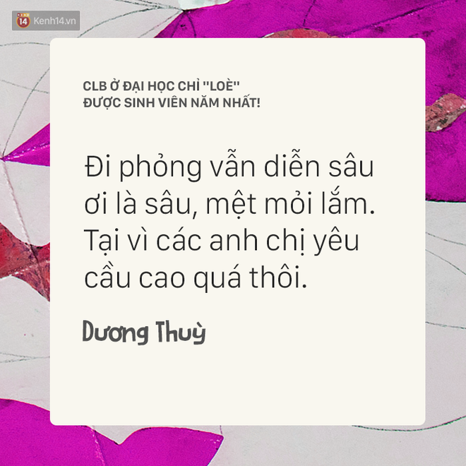 Tại sao chỉ có sinh viên năm nhất hứng thú với CLB ở trường ĐH trong khi năm 2, 3, 4 không ai quan tâm? - Ảnh 19.