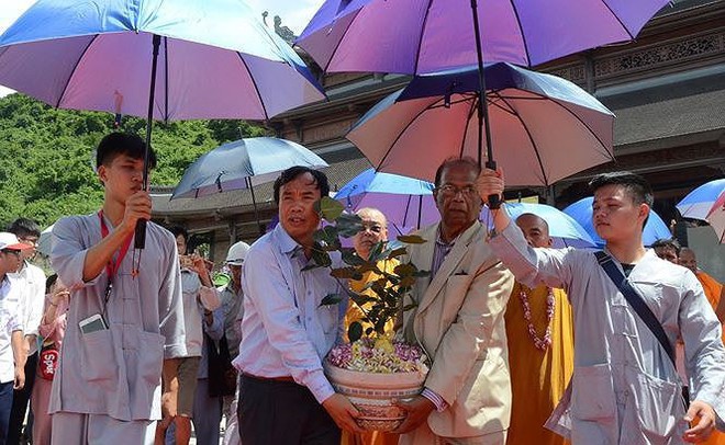 Cận cảnh thi&ecirc;n thạch 600.000USD v&agrave; ng&ocirc;i ch&ugrave;a lớn nhất Việt Nam - Ảnh 3.