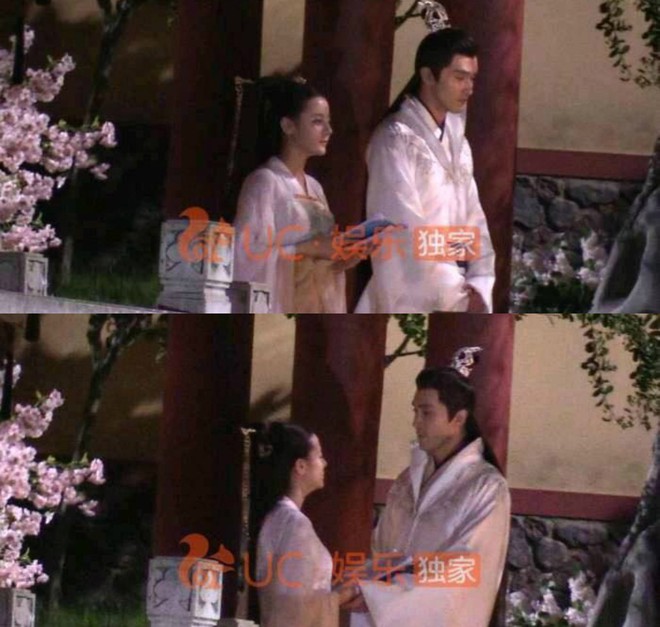 Cao Vỹ Quang ôm ấp tình tứ Địch Lệ Nhiệt Ba ở phim trường Tam Sinh Tam Thế: Chẩm Thượng Thư - Ảnh 8.
