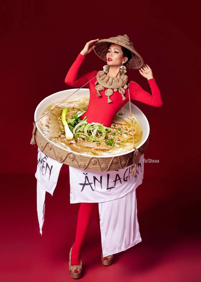 Dưới tài nghệ Photoshop vi diệu của cư dân mạng, hoa hậu HHen Niê khoác cả thế giới ẩm thực trù phú lên người - Ảnh 7.