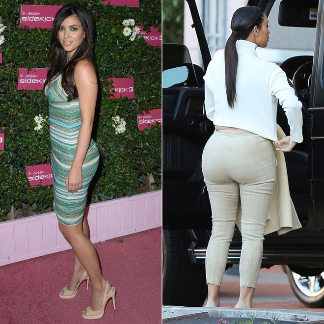 Kim Kardashian bị bóc mẽ hành động ngược đời: Bơm vòng 3 thật to nhưng lúc chụp ảnh lại photoshop nhỏ lại - Ảnh 5.