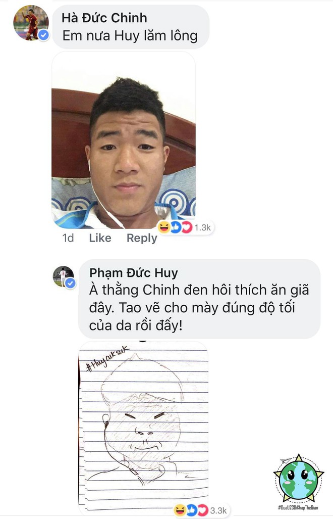Fan mạo danh Đức Huy vẽ ch&acirc;n dung tuyển Việt Nam si&ecirc;u h&agrave;i hước - Ảnh 4.