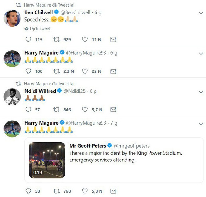 Leicester City: M&aacute;y bay của chủ tịch Vichai Srivaddhanaprabha gặp nạn- Ảnh 5.