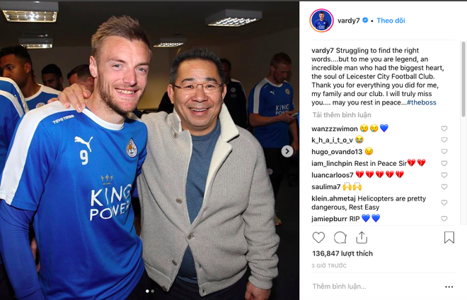 Leicester City nhận lời chia buồn sâu sắc từ truyền thông và các đội bóng - Ảnh 4.