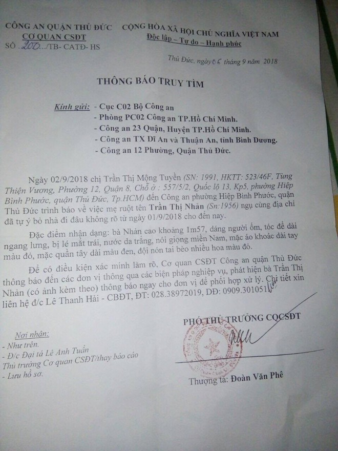 Cô gái 27 tuổi ở Sài Gòn ròng rã tìm mẹ già mất tích suốt 2 tháng khi đi làm từ thiện - Ảnh 2.