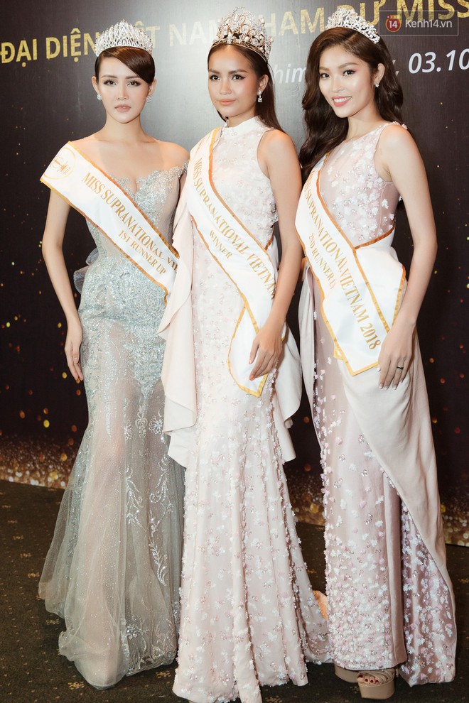 Top 3 Hoa hậu Si&ecirc;u quốc gia Việt Nam 2018 đọ sắc sau hơn 1 th&aacute;ng đăng quang, ai hơn ai? - Ảnh 7.