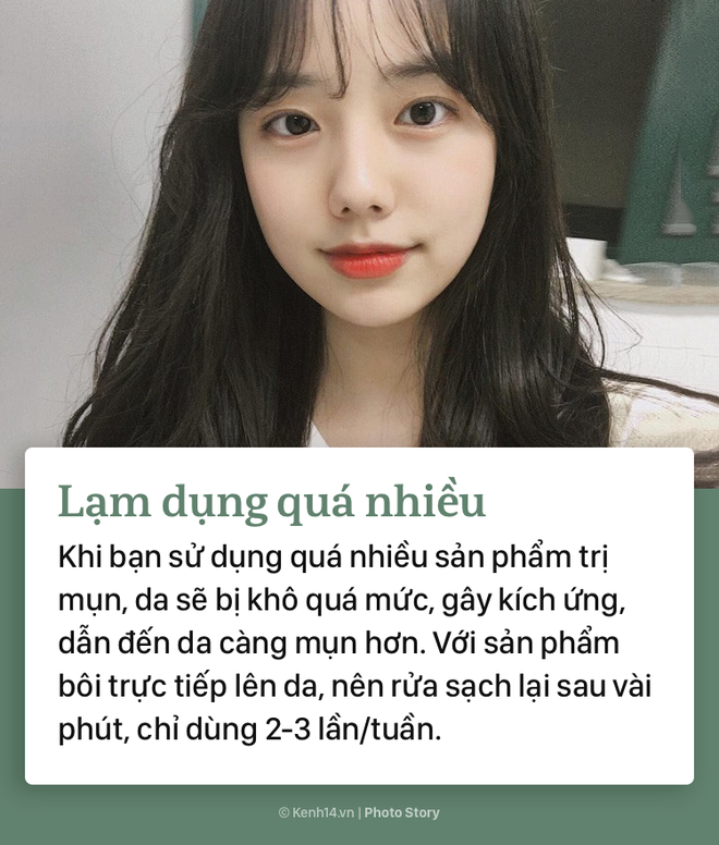 Những sai lầm sau c&oacute; thể khiến qu&aacute; tr&igrave;nh trị mụn của bạn đổ s&ocirc;ng đổ biển - Ảnh 3.
