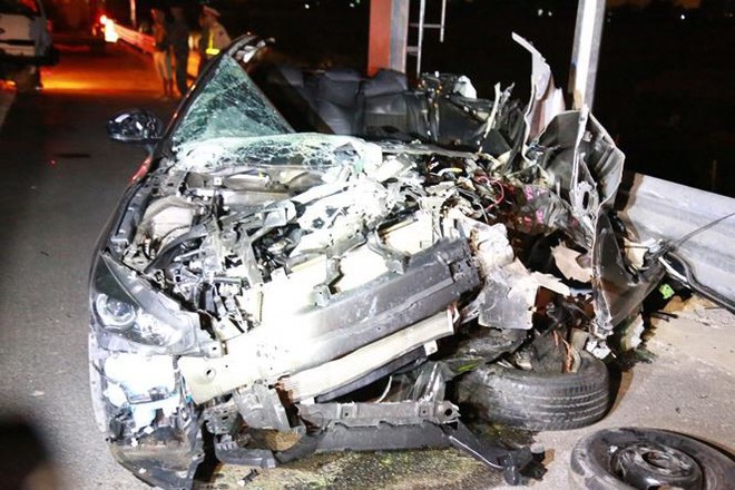 Tai nạn cao tốc Quảng Ninh - Hải Phòng 2 người chết 3 người bị thương- Ảnh 4.