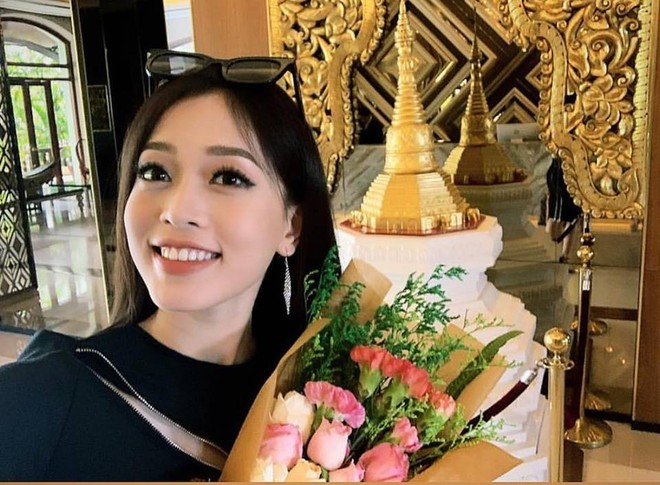 Clip: Vừa đến Myanmar, Phương Nga đã trả lời phỏng vấn bằng tiếng Anh cực tự tin trước những đối thủ tại Miss Grand International 2018 - Ảnh 2.