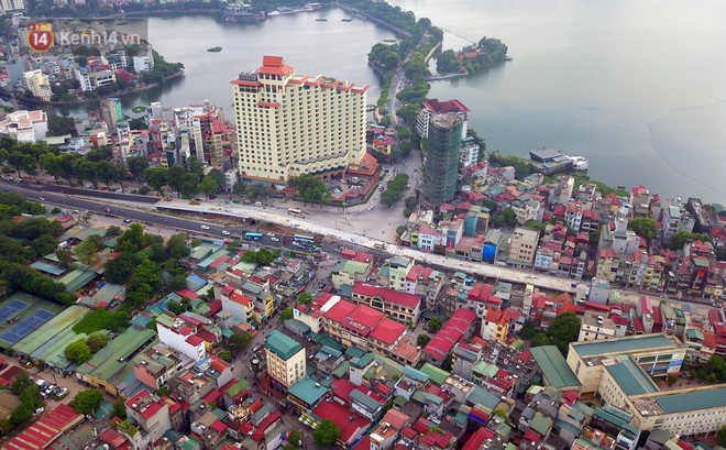 Clip, ảnh: Cận cảnh cầu vượt hơn 300 tỷ ở n&uacute;t giao An Dương - Nghi T&agrave;m trước ng&agrave;y th&ocirc;ng xe - Ảnh 2.