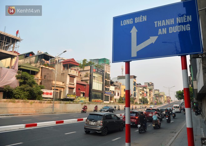 Clip, ảnh: Cận cảnh cầu vượt hơn 300 tỷ ở n&uacute;t giao An Dương - Nghi T&agrave;m trước ng&agrave;y th&ocirc;ng xe - Ảnh 4.