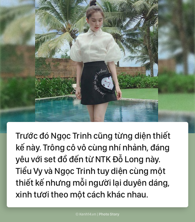 Hoa hậu Tiểu Vy và những pha đụng hàng với cả showbiz Việt - Ảnh 3.