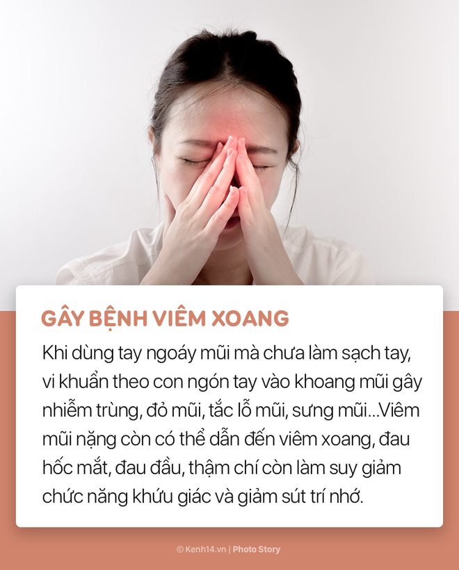 H&atilde;y cẩn thận với th&oacute;i quen ngo&aacute;y mũi tưởng chừng như v&ocirc; hại của bạn! - Ảnh 3.