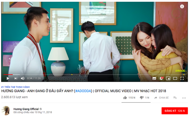 2 triệu view sau 1 ngày ra mắt, No.1 Top Trending Youtube, điều gì đã làm nên sức hút cho MV mới của Hương Giang? - Ảnh 2.