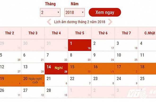 Lịch nghỉ tết 2019: Tết dương lịch và Tết Nguyên đán được nghỉ dài hơn - Ảnh 5.