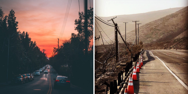 Ch&ugrave;m ảnh California sau ch&aacute;y rừng: Thi&ecirc;n đường ch&igrave;m trong biển lửa, con người nhỏ b&eacute; trốn chạy nhưng kh&ocirc;ng bao giờ bỏ cuộc - Ảnh 11.