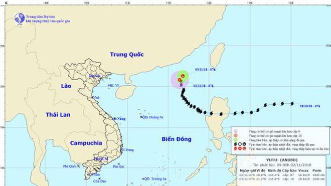 Dự báo xuất hiện vùng áp thấp trên Biển Đông trong 2-3 ngày tới, ảnh hưởng trực tiếp đến Nam bộ - Ảnh 1.