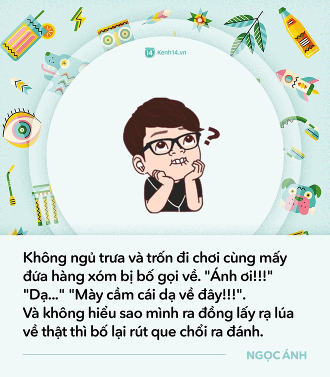 Xin một vé về tuổi thơ: Khai thật đi, bạn đã từng bị đánh đòn vì lý do gì? - Ảnh 3.